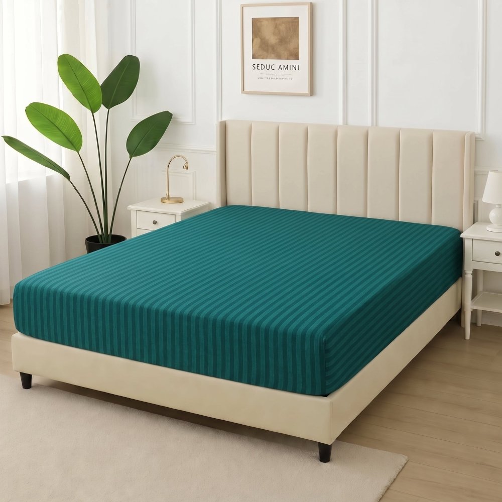 Zink Stripes - Only Fitted Sheet - Zaraish.com