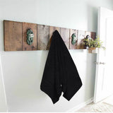 Black-Luxurious Soft Pure Cotton Bath Towel
