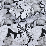 Floral Black Pillow Cover (Pack Of 2)
