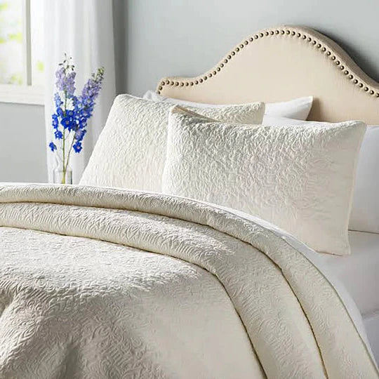 BEDSPREAD Set (Light Filling) - Off White