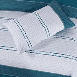 Green Stripe Pillow Cover (Pack Of 2)