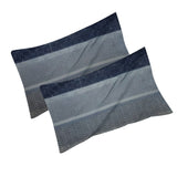 Hush Black Pillow Cover (Pack Of 2)