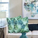 Palm leaf Cushion Cover (Pack Of 2)