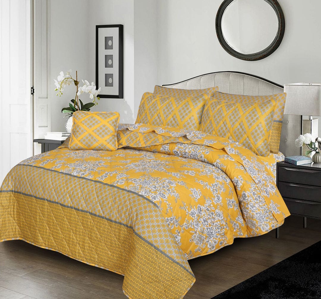 Sun Flower - Summer Comforter Set (Light Filling)