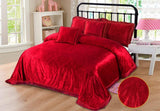 VELVET BEDSHEET SET- 5 Pcs