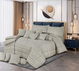 Cotton Jacquard Luxury Comforter Set- 14 Pcs Set
