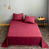 Plain Maroon -Bed Sheet Set