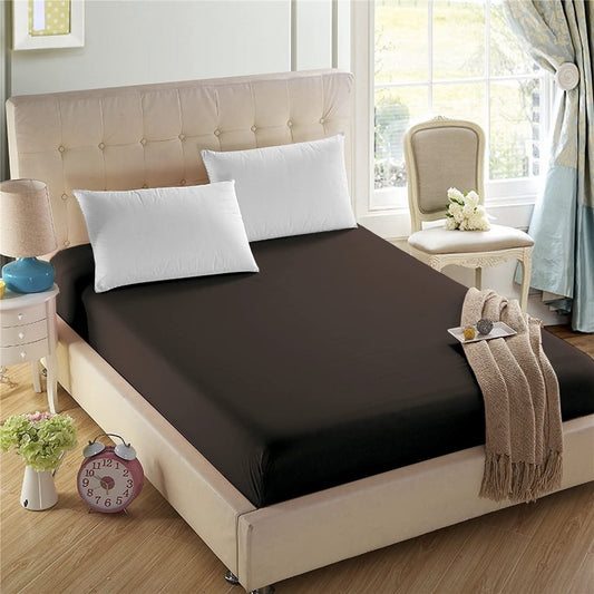 Waterproof Terry Mattress Protector (Dark Brown) - Zaraish.com